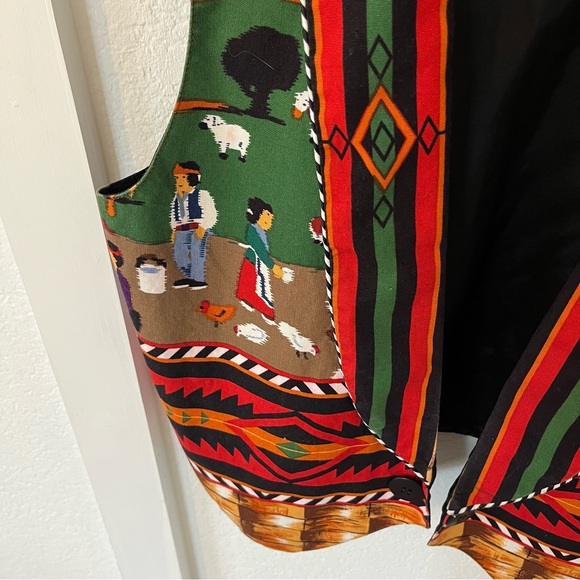 Vintage Sharon Young Sportswear Women's Medium Western Vest. - Picture 3 of 5